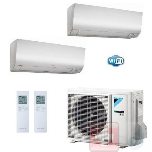 Daikin Duo Split 7+15 FTXM20N FTXM42N 2MXM50M9 Klimageräte Perfera FTXM-N WiFi 7000+15000 Btu R-32 A+++ A++ 2.0+4.2 kW