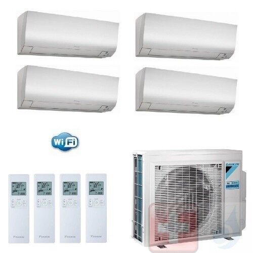 Daikin Quadri Split 7+9+9+18 FTXM20N FTXM25N FTXM25N FTXM50N 4MXM80N Klimageräte Perfera FTXM-N WiFi R-32 A++ A++