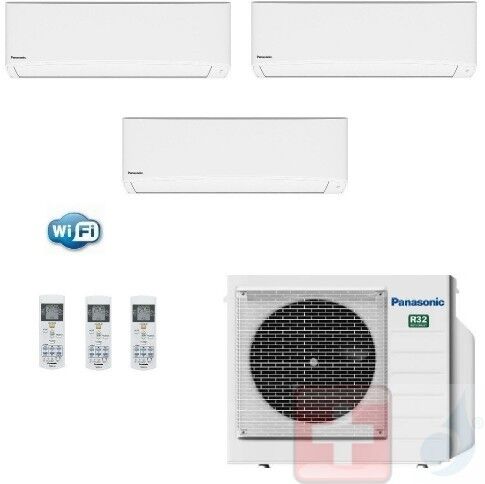 Panasonic Trio Split 9+9+12 TZ Compact Weiß CU-3Z52TBE Klimageräte CS-TZ25WKEW CS-TZ25WKEW CS-TZ35WKEW WiFi 2.5+2.5+3.5 kW