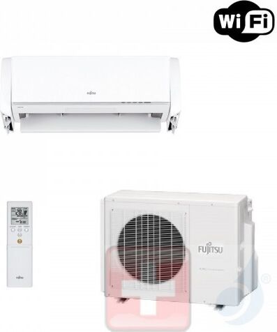 Fujitsu Mono Split 9000 Btu ASYG09KXCA AOYG09KXCA Klimageräte Nocria X Weiß WiFi R-32 A+++ A+++ 2.5 kW Wand 3NGF8990