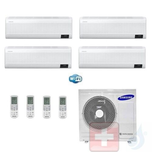 Samsung Quadri Split 9+9+9+9 AJ080TXJ4KG/EU WindFree AVANT Klimageräte R-32 WiFi A++ A+ Stimmenkontrolle 2.5+2.5+2.5+2.5 kW