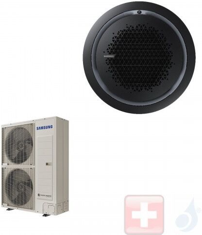 Samsung Gewerbeklimaanlagen 40800 Btu Kassettengerät Einzelphase 12.0 kW R-410A 220v A+ A+ Mono Split Runde Platte Schwarz