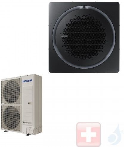 Samsung Gewerbeklimaanlagen 47600 Btu Kassettengerät Drei Phasen 14.0 kW R-410A 380v Mono Split Quadratische Platte Schwarz