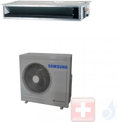 Samsung Gewerbeklimaanlagen 24000 Btu Kanaleinbaugeräte Einzelphase 7.1 kW R-410A 220v Mono Split Geringe Prävalenz