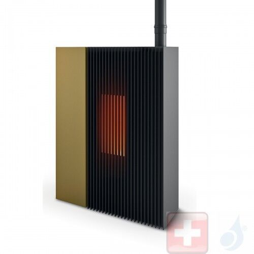 MCZ Pelletöfen Reflex Comfort Air 8 UP! M1 7.8 kW metal Gold 7119035 Maestro-Fernbedienung mit Raumthermostat A+