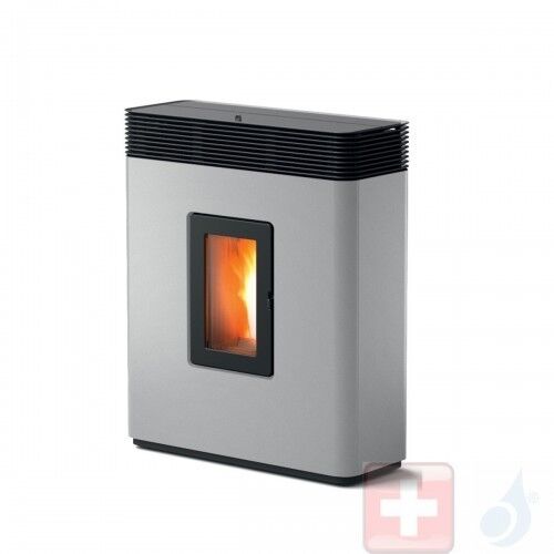 MCZ Pelletöfen Philo Comfort Air 14 M1 13.8 kW metal Aluminium 7118005 Maestro-Fernbedienung mit Raumthermostat A+