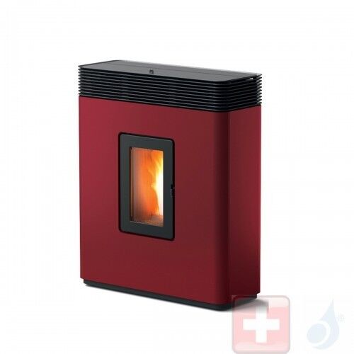 MCZ Pelletöfen Philo Comfort Air 14 M1 13.8 kW metal Bordeaux 7118005 Maestro-Fernbedienung mit Raumthermostat A+