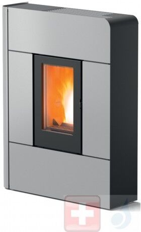 MCZ Pelletöfen Raam Comfort Air 8 S1 7.8 kW metal Silber 7118003 Fernbedienung A+