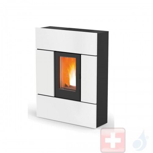 MCZ Pelletöfen Ray Comfort Air 8 UP! M1 7.8 kW metal Weiß 7119043 Maestro-Fernbedienung mit Raumthermostat A+