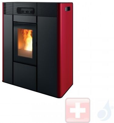 MCZ Hydro Pelletöfen Thea Hydro 16 S1 16.2 kW metal Bordeaux 7120003  A++