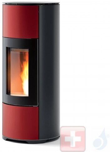 MCZ Pelletöfen Halo Air 8 M1 8.1 kW metal Bordeaux 7118040 Maestro-Fernbedienung mit Raumthermostat A+