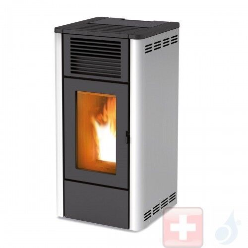 MCZ Pelletöfen Giò Air 8 S1 8.0 kW metal Aluminium 7118034S Fernbedienung A+