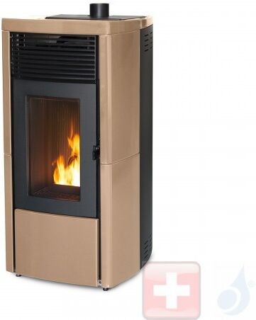 MCZ Pelletöfen Star Air 8 S1 8.1 kW keramik Sand 7116038M Maestro-Fernbedienung mit Raumthermostat A+