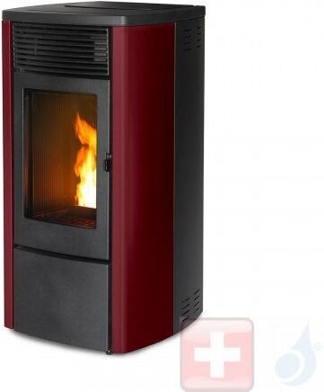 MCZ Pelletöfen Ego Air 8 M1 8.1 kW metal Bordeaux 7116036M Maestro-Fernbedienung mit Raumthermostat A+