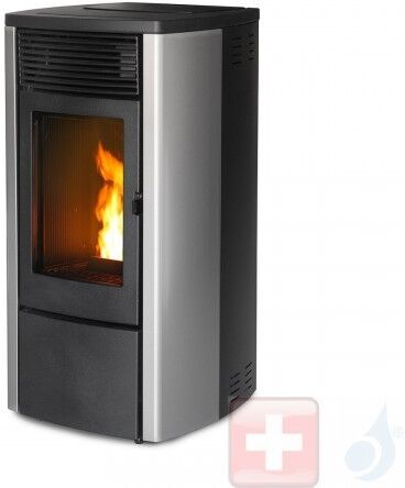 MCZ Pelletöfen Ego Air 8 UP! M1 8.1 kW metal Inox no touch 7119003 Maestro-Fernbedienung mit Raumthermostat A+