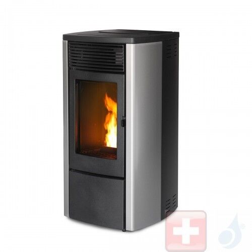 MCZ Pelletöfen Ego Comfort Air 10 UP! M1 10.0 kW metal Inox no touch 7119005 Maestro-Fernbedienung mit Raumthermostat A+