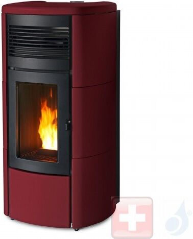 MCZ Pelletöfen Club Air 10 UP! M1 10.0 kW keramik Bordeaux 7119012 Maestro-Fernbedienung mit Raumthermostat A+