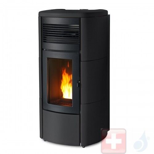 MCZ Pelletöfen Club Air 10 UP! M1 10.0 kW keramik Schwarz 7119012 Maestro-Fernbedienung mit Raumthermostat A+