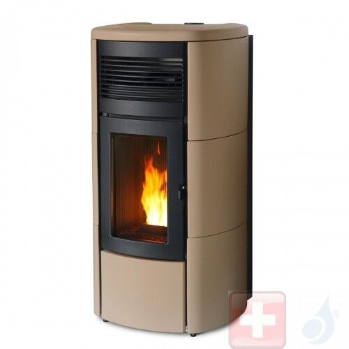 MCZ Pelletöfen Club Air 10 UP! M1 10.0 kW keramik Sand 7119012 Maestro-Fernbedienung mit Raumthermostat A+