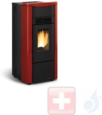 Extraflame Pelletöfen  Giusy Plus Evo  8.0 kW keramik Bordeaux 1280553 mit Wochenprogrammierer A+