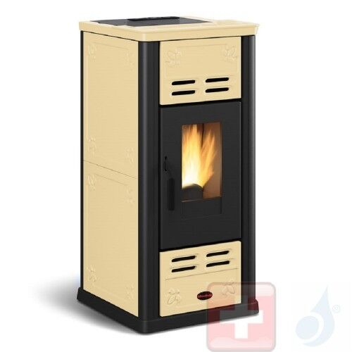 Extraflame Pelletöfen  Serafina  7.1 kW keramik Pergamena 1280601 mit Wochenprogrammierer A+