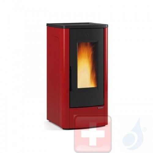 Extraflame Pelletöfen  Dahiana  10.0 kW metal Bordeaux 1284000 mit Wochenprogrammierer A+