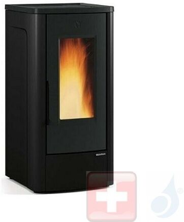 Extraflame Pelletöfen  Dahiana Plus  10.0 kW metal Schwarz 1284052 mit Wochenprogrammierer A+