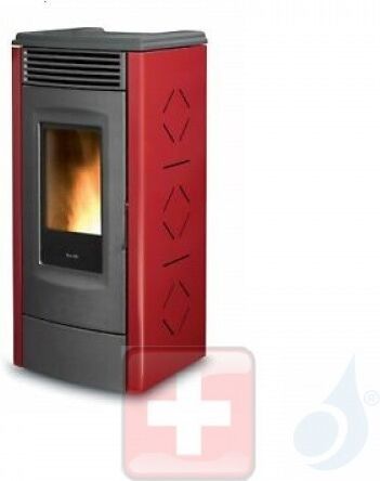 Ravelli Pelletofen RV 120 TOUCH 10.6 kW Beschichtungstyp metal Bordeaux A+ Belüftet