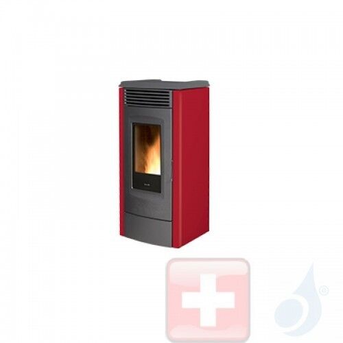 Ravelli Pelletofen RC 120 TOUCH 11.1 kW Beschichtungstyp metal Bordeaux A+ Ductable