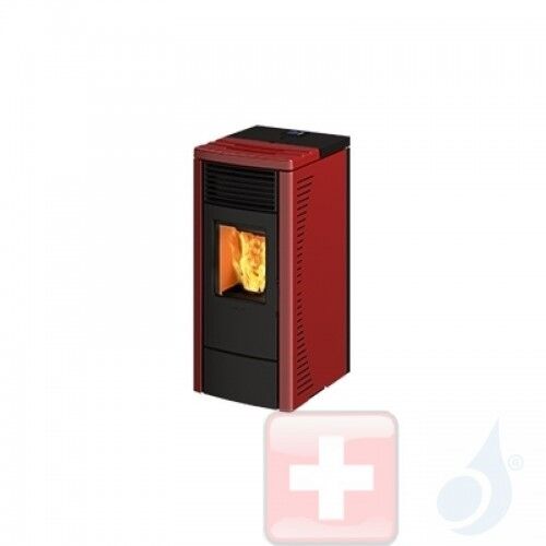 Ravelli Pelletofen R 70 6.4 kW Beschichtungstyp keramic Bordeaux A+ Belüftet