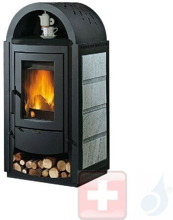 La Nordica Holzöfen Svezia New Bll 10.6 kW Naturstein Stein serie Armony 7113212 A+ Extraflame