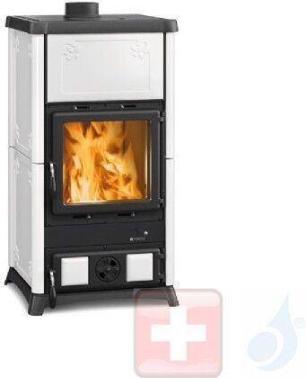 La Nordica Holzöfen Fedora 8.3 kW Gusseisen Weiß serie Armony 7112703 A+ Extraflame