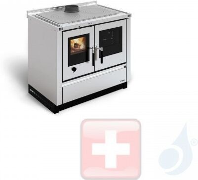 La Nordica Küchenofen Padova 8.0 kW Stahl Inox serie Scheitholzherd 7016300 A Extraflame