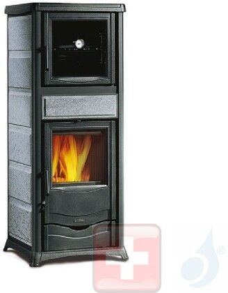 La Nordica Thermoholzöfen TermoRossella Plus Forno DSA 13.5 kW Naturstein Stein serie Thermoholzöfen 7117362 A+ Extraflame