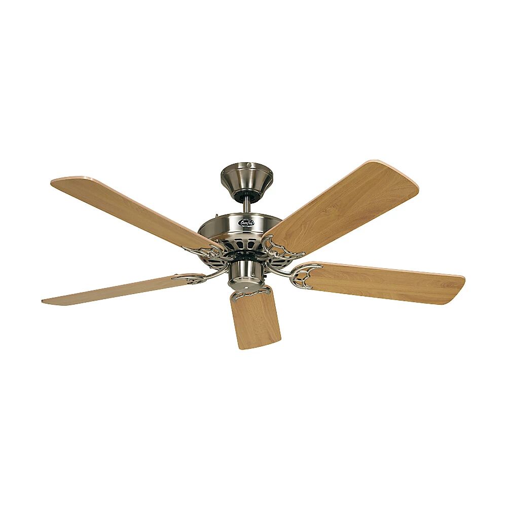 Deckenventilator CLASSIC ROYAL Rotorblatt-Ø 1030 mm Buche / Chrom gebürstet