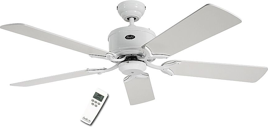 Deckenventilator ECO ELEMENTS Rotorblatt-Ø 1320 mm Lack weiß / Lack lichtgrau