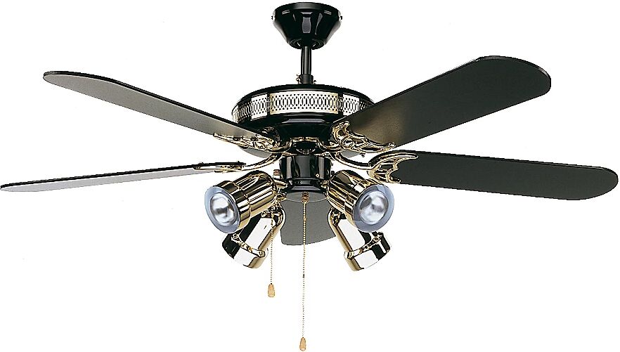 Deckenventilator BLACK MAGIC Rotorblatt-Ø 1320 mm mit Leuchte