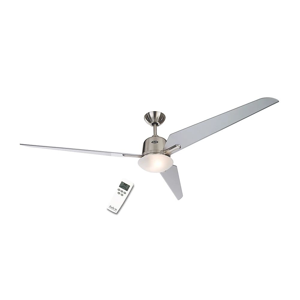 Deckenventilator ECO AVIATOS Rotorblatt-Ø 1620 mm Lack alusilber / Chrom gebürstet