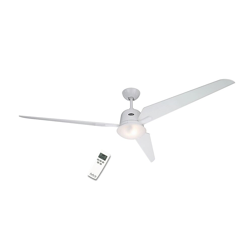 Deckenventilator ECO AVIATOS Rotorblatt-Ø 1620 mm Lack weiß glänzend / Lack weiß