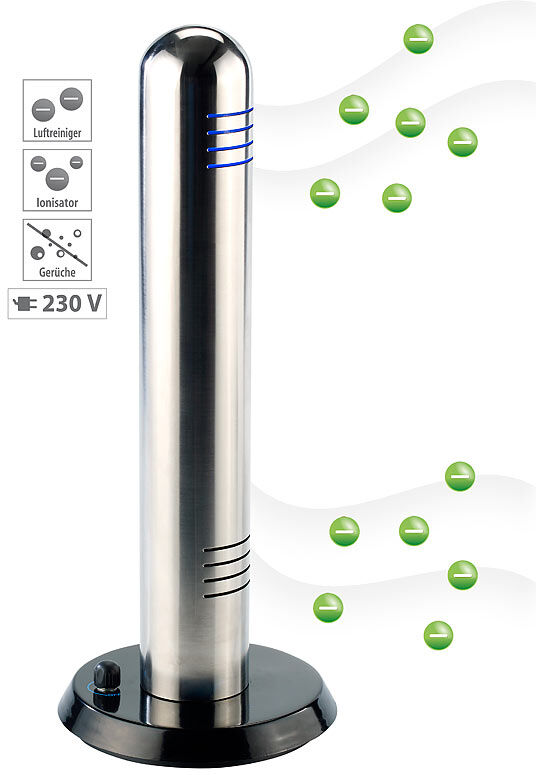 newgen medicals Design-Plasma-Luftreiniger mit Ionisator-Technik