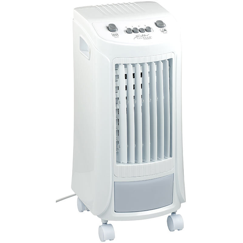 Sichler Haushaltsgeräte Luftkühler mit Wasserkühlung LW-440.w, 65 Watt, Swing-Funktion