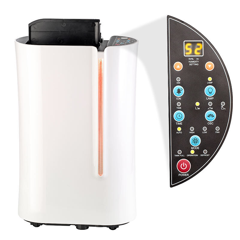 Sichler Haushaltsgeräte Digitaler Multifunktions-Luftentfeuchter LFT-200, 20 Liter/Tag