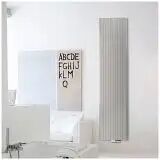 Vasco Alu-Zen Aluminium Heizkörper 45 x 220 cm Alu-Zen B: 45 T: 11,6 H: 220 cm white fine texture S600 114045220MB0900