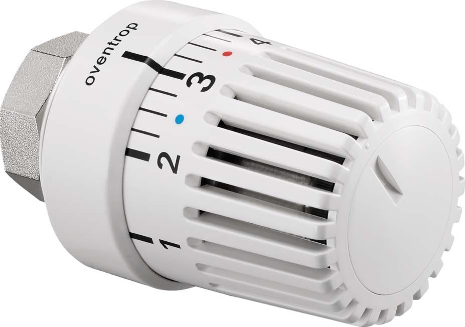 Oventrop Uni LH Thermostat 1011464 7-28 °C, ohne Nullstellung, weiß, mit Flüssig-Fühler