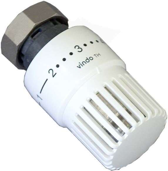 Oventrop Thermostat 1013066 7-28 GradC, weiß, mit Nullstellung