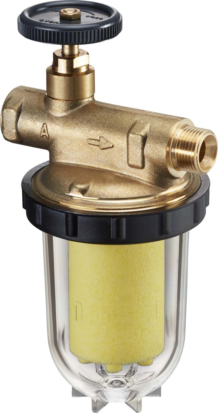 Oventrop Einstrang Heizölfilter Oilpur 3/8" 2123561 mit Siku-Einsatz, 50-75my