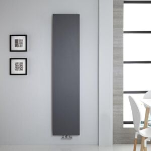 HUDSON REED Design Flachheizkörper Vertikal Anthrazit 842 Watt 1800mm x 400mm - Rubi