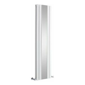 HUDSON REED Design Heizkörper mit Spiegel Vertikal Weiß 1212 Watt 1600mm x 385mm - Sloane