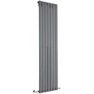 HUDSON REED Design Heizkörper Delta - Vertikal Anthrazit - 1600mm x 490mm Einlagig - 1028 Watt