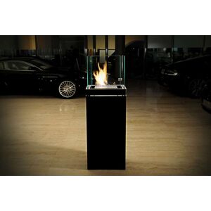 Radius Design High Flame Ethanol Kamin 3 l Brennkammer   schwarz / Edelstahl matt